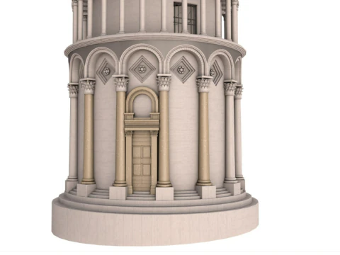 Leaning Tower of Pisa 3D Model
