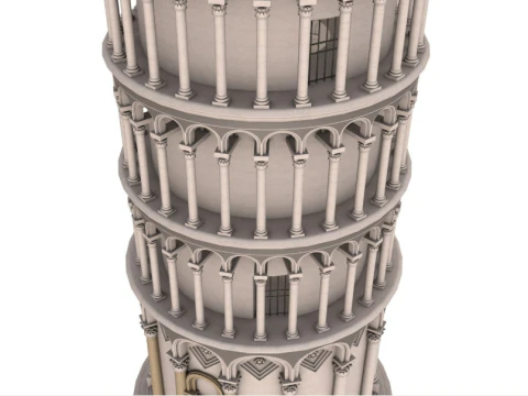 Leaning Tower of Pisa 3D Model