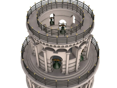 Leaning Tower of Pisa 3D Model