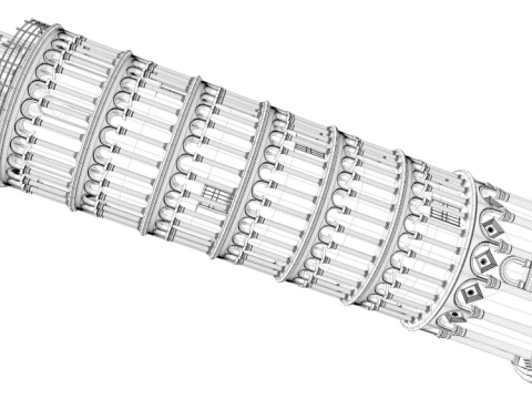 Leaning Tower of Pisa 3D Model