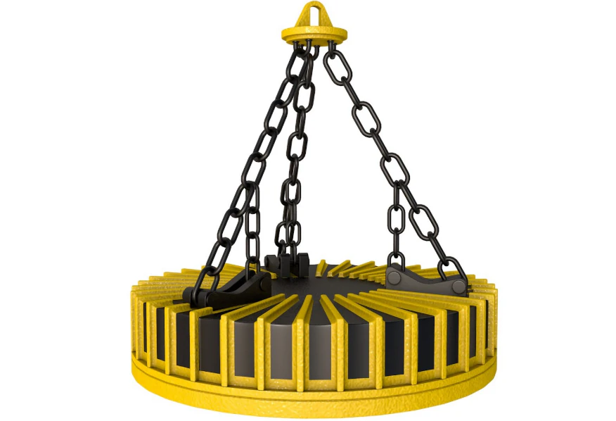 Lifting Magnet 3D Model .c4d .max .obj .3ds .fbx .stl .blend 