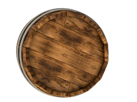 Wooden Barrel collection 3D Model