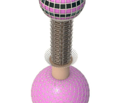 Pearl Tower 3D Model
