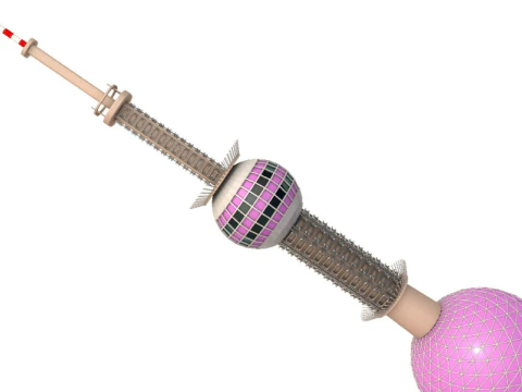 Pearl Tower 3D Model
