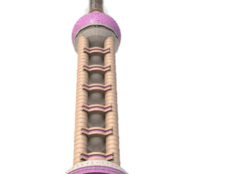 Pearl Tower 3D Model