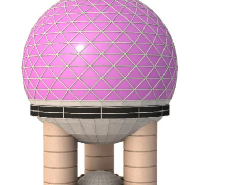 Pearl Tower 3D Model
