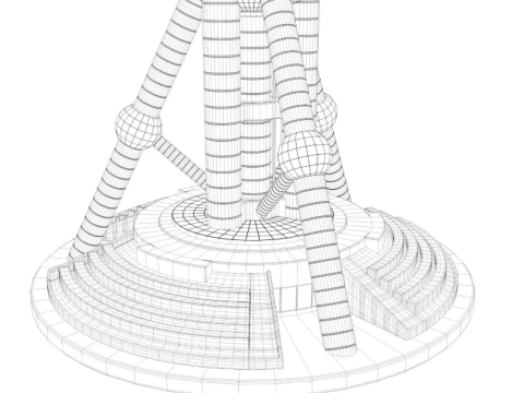 Pearl Tower 3D Model