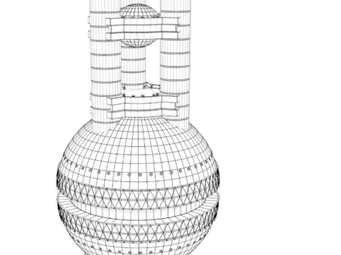 Pearl Tower 3D Model