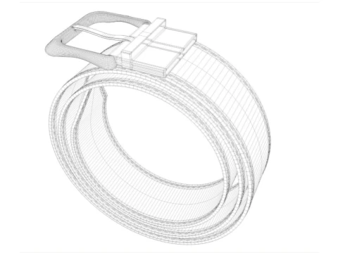 Leather Belt 3D Model
