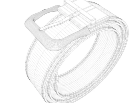 Leather Belt 3D Model