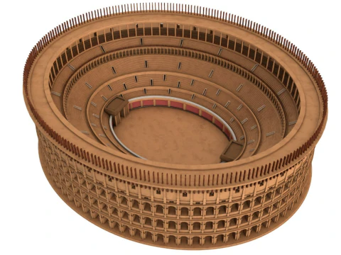 Roman Colosseum 3D Model