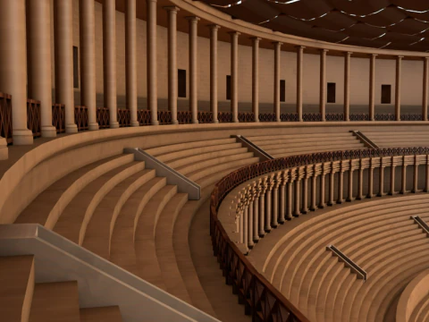 Roman Colosseum 3D Model
