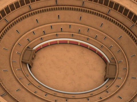 Roman Colosseum 3D Model