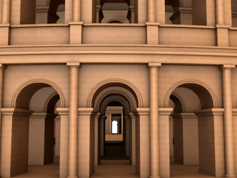 Roman Colosseum 3D Model