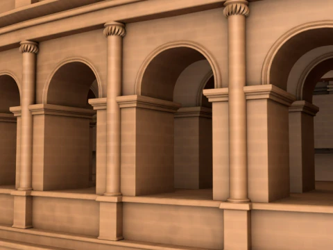 Roman Colosseum 3D Model