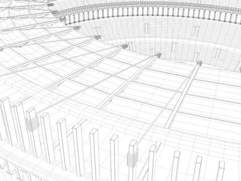 Roman Colosseum 3D Model