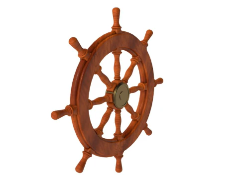 Ship wheel collection 3D Model