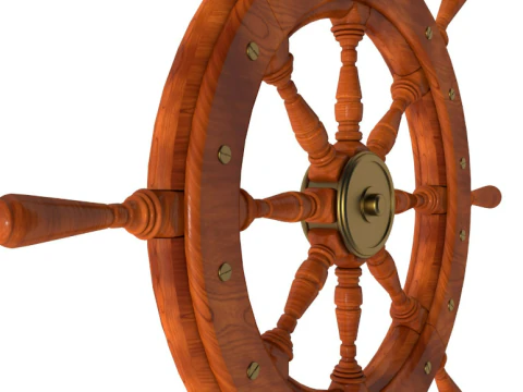 Ship wheel collection 3D Model