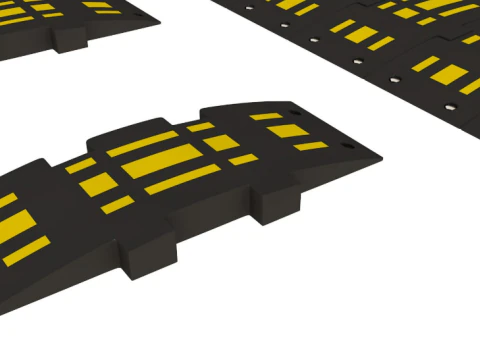 Kolekcja barier drogowych Model 3D