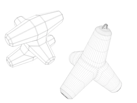 Kolekcja barier drogowych Model 3D