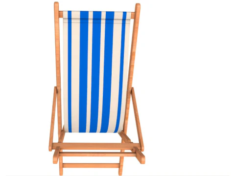Beach chair Set 3D Model