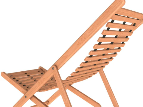 Beach chair Set 3D Model
