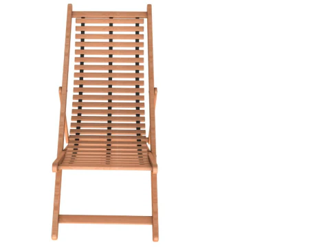 Beach chair Set 3D Model