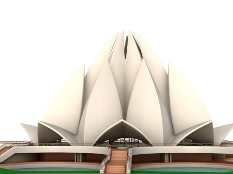 Lotus Temple 3D Model