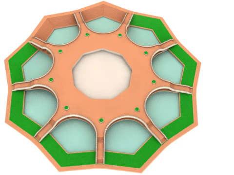Lotus Temple 3D Model