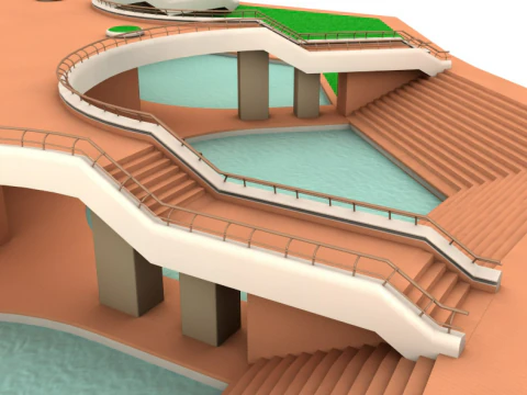 Lotus Temple 3D Model