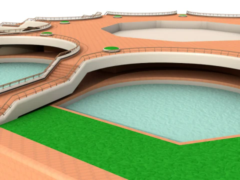 Lotus Temple 3D Model