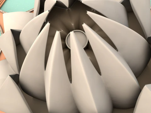 Lotus Temple 3D Model