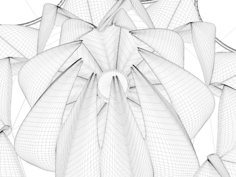 Lotus Temple 3D Model