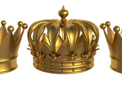 Gold Crown 3D Model