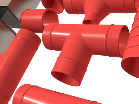 Elementy wentylacji sufitowej Model 3D