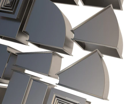 Elementy wentylacji sufitowej Model 3D