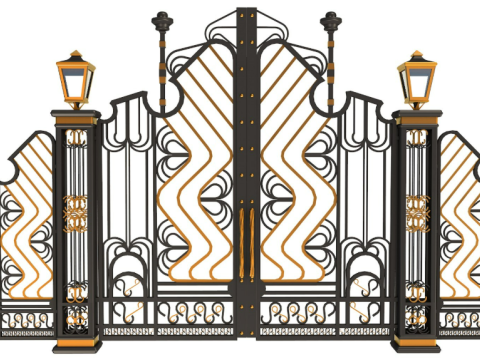Classic Iron Gate collection 3Dモデル