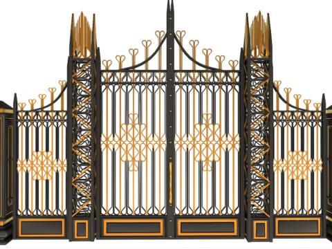 Classic Iron Gate collection 3Dモデル