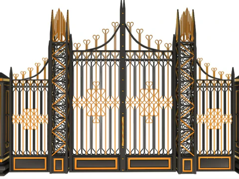 Classic Iron Gate collection 3D Model
