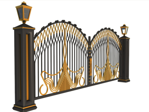 Classic Iron Gate collection 3Dモデル