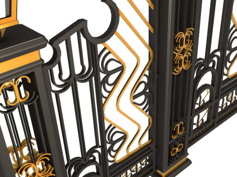 Classic Iron Gate collection 3Dモデル