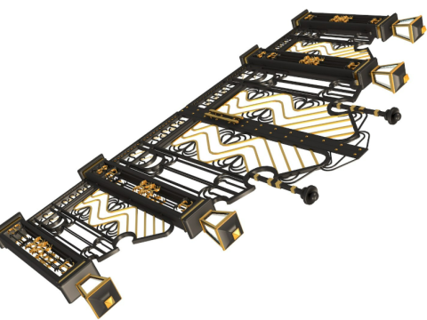 Classic Iron Gate collection 3Dモデル