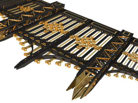 Classic Iron Gate collection 3Dモデル