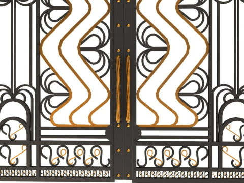 Classic Iron Gate collection 3Dモデル