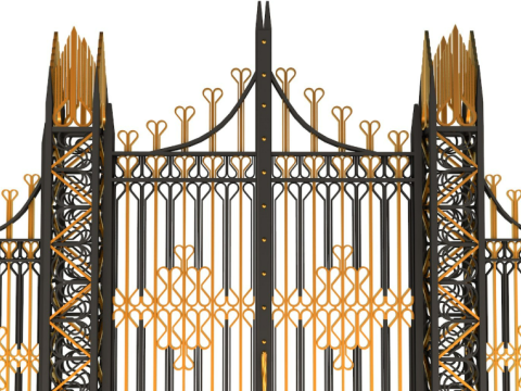Classic Iron Gate collection 3Dモデル