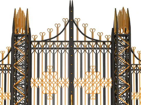 Classic Iron Gate collection 3D Model