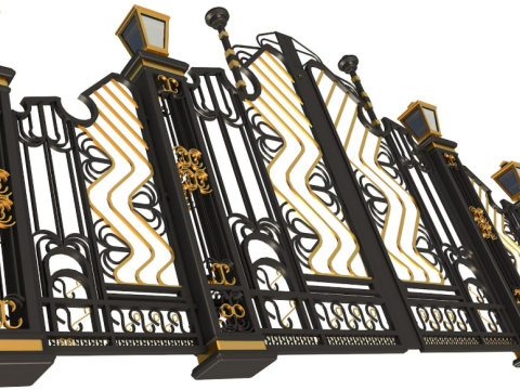 Classic Iron Gate collection 3Dモデル