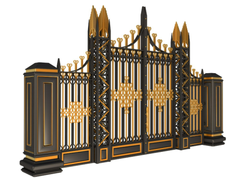 Classic Iron Gate collection 3Dモデル