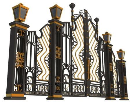 Classic Iron Gate collection 3Dモデル