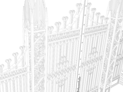 Classic Iron Gate collection 3Dモデル
